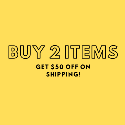 50$ Shipping Discount - Cart Quantity 2