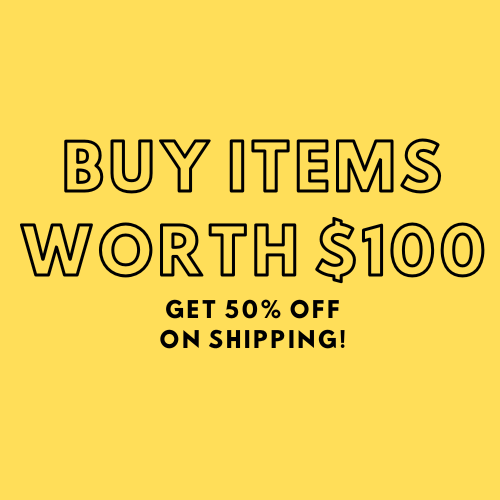50% Shipping Discount - Cart Subtotal >= 100